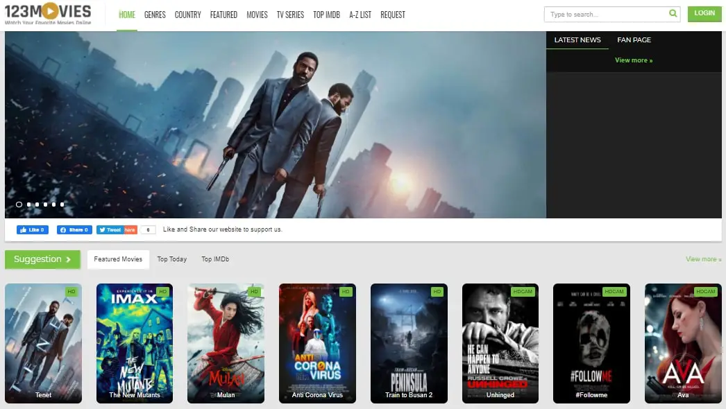 123Movies lucrative website to stream movies for free that may you like.