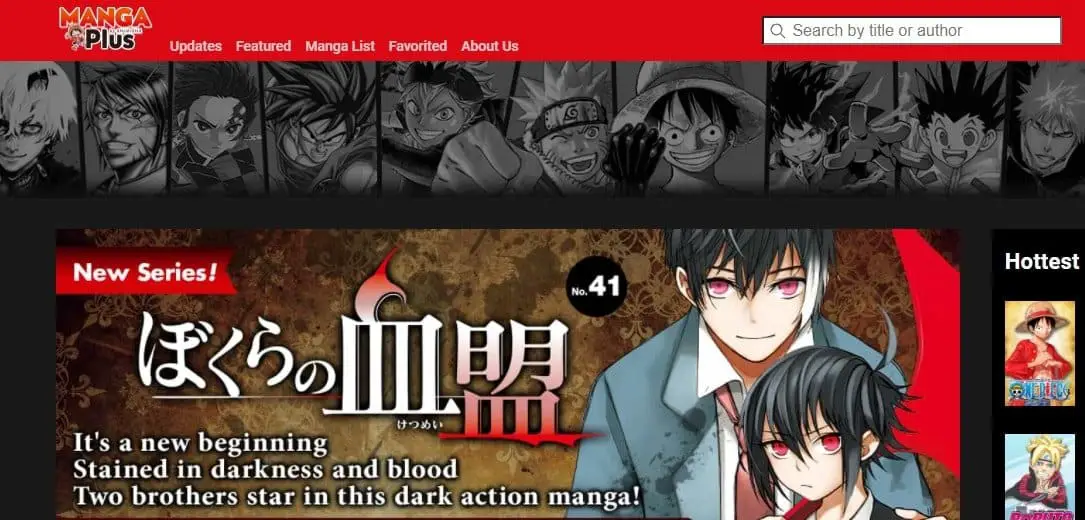 MANGA Plus by Shueisha The most popular manga website