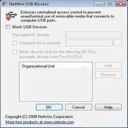 Netwrix USB Blocker to control the user