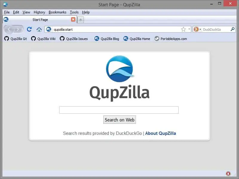 QupZilla Web Browsers For Windows