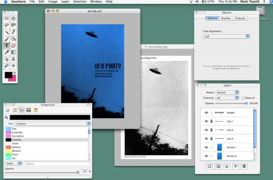 Seashore is a lightweight open-source Photoshop alternative that does not surprise you with lots of advanced tools.