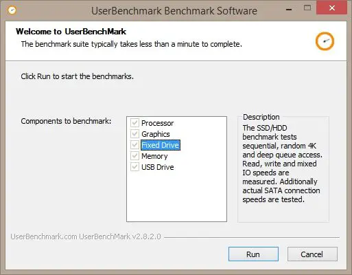 UserBenchmark is the wonderful software to test your PC within a minute.